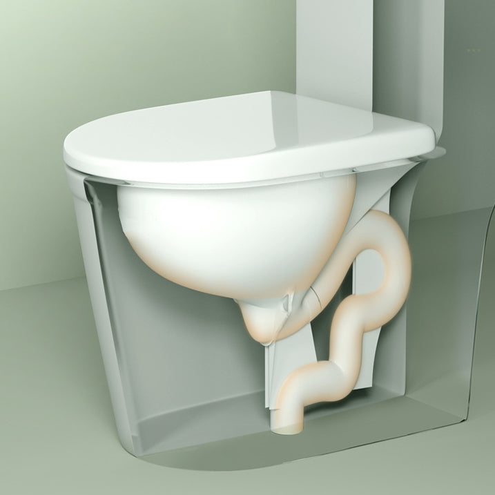 Traditional Flush Toilet All-In-One Floor Mounted Siphon Jet Porcelain Toilet Clearhalo 'Bathroom Remodel & Bathroom Fixtures' 'Home Improvement' 'home_improvement' 'home_improvement_toilets' 'Toilets & Bidets' 'Toilets' 6888458