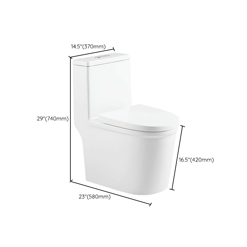 Traditional Flush Toilet All-In-One Floor Mounted Siphon Jet Porcelain Toilet Clearhalo 'Bathroom Remodel & Bathroom Fixtures' 'Home Improvement' 'home_improvement' 'home_improvement_toilets' 'Toilets & Bidets' 'Toilets' 6888470