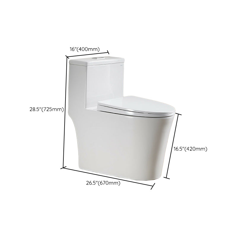 Traditional Flush Toilet All-In-One Floor Mounted Siphon Jet Porcelain Toilet Clearhalo 'Bathroom Remodel & Bathroom Fixtures' 'Home Improvement' 'home_improvement' 'home_improvement_toilets' 'Toilets & Bidets' 'Toilets' 6888472