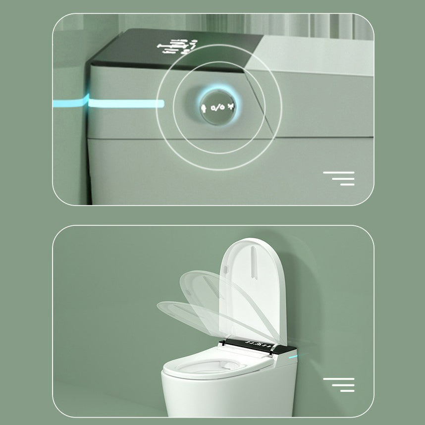 Modern Flush Toilet One Piece Toilet Floor Mounted ABS Siphon Jet Urine Toilet Clearhalo 'Bathroom Remodel & Bathroom Fixtures' 'Home Improvement' 'home_improvement' 'home_improvement_toilets' 'Toilets & Bidets' 'Toilets' 6888523