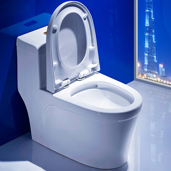 Traditional Toilet Bowl One Piece Floor Mounted Siphon Jet Porcelain Toilet Clearhalo 'Bathroom Remodel & Bathroom Fixtures' 'Home Improvement' 'home_improvement' 'home_improvement_toilets' 'Toilets & Bidets' 'Toilets' 6888586