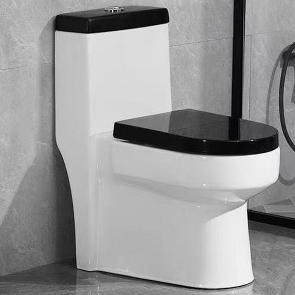 Modern 1 Piece Toilet Bowl Floor Mounted Urine Toilet for Bathroom 14"L x 26"W x 29"H Black Clearhalo 'Bathroom Remodel & Bathroom Fixtures' 'Home Improvement' 'home_improvement' 'home_improvement_toilets' 'Toilets & Bidets' 'Toilets' 6888850