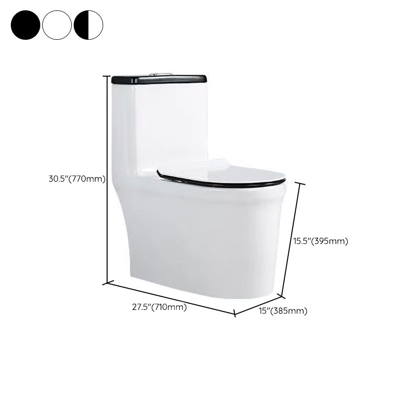 Modern 1 Piece Toilet Bowl Floor Mounted Urine Toilet for Bathroom Clearhalo 'Bathroom Remodel & Bathroom Fixtures' 'Home Improvement' 'home_improvement' 'home_improvement_toilets' 'Toilets & Bidets' 'Toilets' 6888857