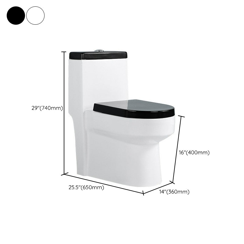 Modern 1 Piece Toilet Bowl Floor Mounted Urine Toilet for Bathroom Clearhalo 'Bathroom Remodel & Bathroom Fixtures' 'Home Improvement' 'home_improvement' 'home_improvement_toilets' 'Toilets & Bidets' 'Toilets' 6888859