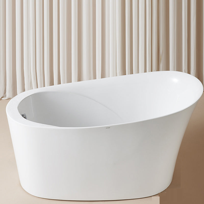 Back to Wall Bathtub Antique Finish Soaking Acrylic Bath Tub Tub Clearhalo 'Bathroom Remodel & Bathroom Fixtures' 'Bathtubs' 'Home Improvement' 'home_improvement' 'home_improvement_bathtubs' 'Showers & Bathtubs' 6890002