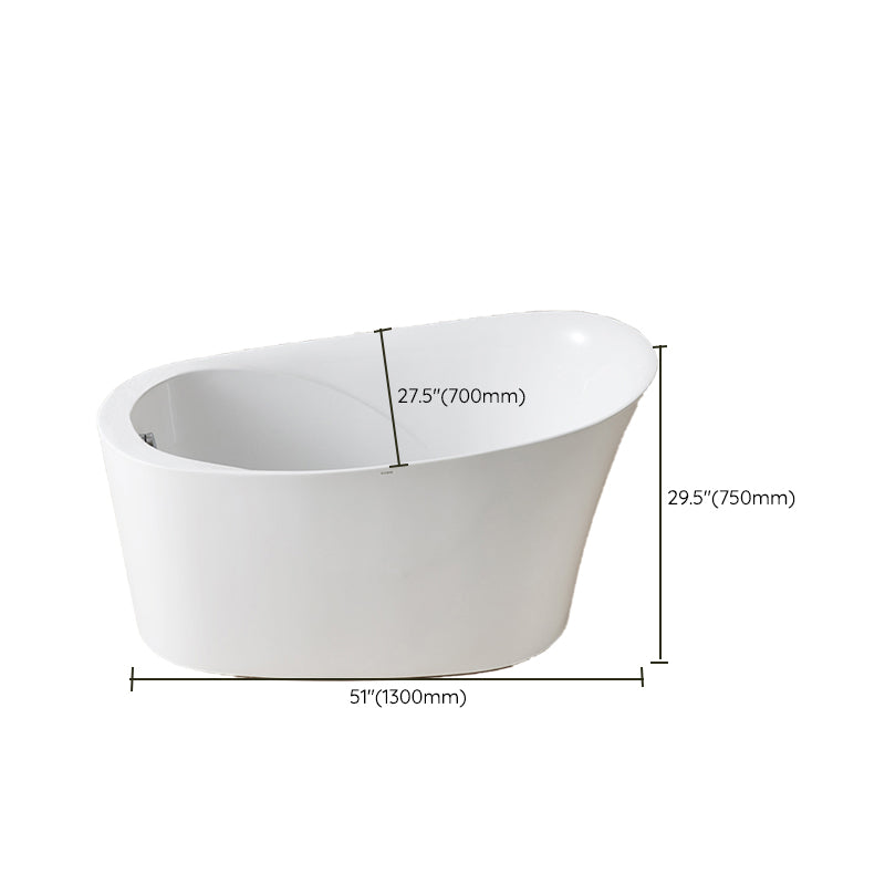 Back to Wall Bathtub Antique Finish Soaking Acrylic Bath Tub Clearhalo 'Bathroom Remodel & Bathroom Fixtures' 'Bathtubs' 'Home Improvement' 'home_improvement' 'home_improvement_bathtubs' 'Showers & Bathtubs' 6890012