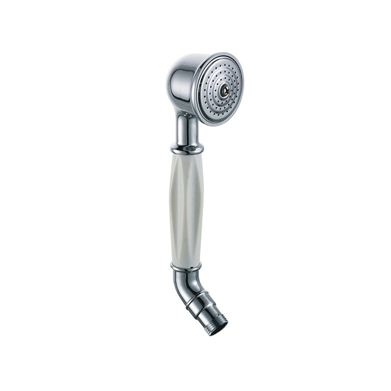 All-Copper Single-Function Handheld Shower Head European-Style Antique Rain Shower Head 2"L x 2"W Chrome Clearhalo 'Bathroom Remodel & Bathroom Fixtures' 'Home Improvement' 'home_improvement' 'home_improvement_shower_heads' 'Shower Heads' 'shower_heads' 'Showers & Bathtubs Plumbing' 'Showers & Bathtubs' 6890211