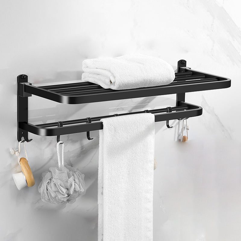 Matte Black Bathroom Hardware Set Modern Bathroom Accessories Hardware Set Clearhalo 'Bathroom Hardware Sets' 'Bathroom Hardware' 'Bathroom Remodel & Bathroom Fixtures' 'bathroom_hardware_sets' 'Home Improvement' 'home_improvement' 'home_improvement_bathroom_hardware_sets' 6893103