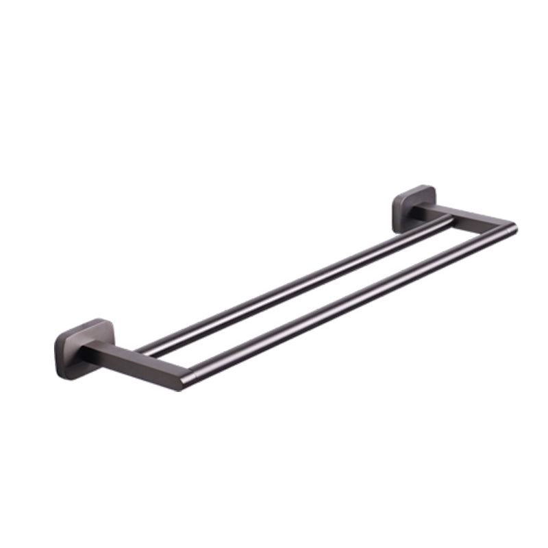 Modern Metal Bathroom Hardware Set Black Bathroom Accessories Hardware Set Clearhalo 'Bathroom Hardware Sets' 'Bathroom Hardware' 'Bathroom Remodel & Bathroom Fixtures' 'bathroom_hardware_sets' 'Home Improvement' 'home_improvement' 'home_improvement_bathroom_hardware_sets' 6893242