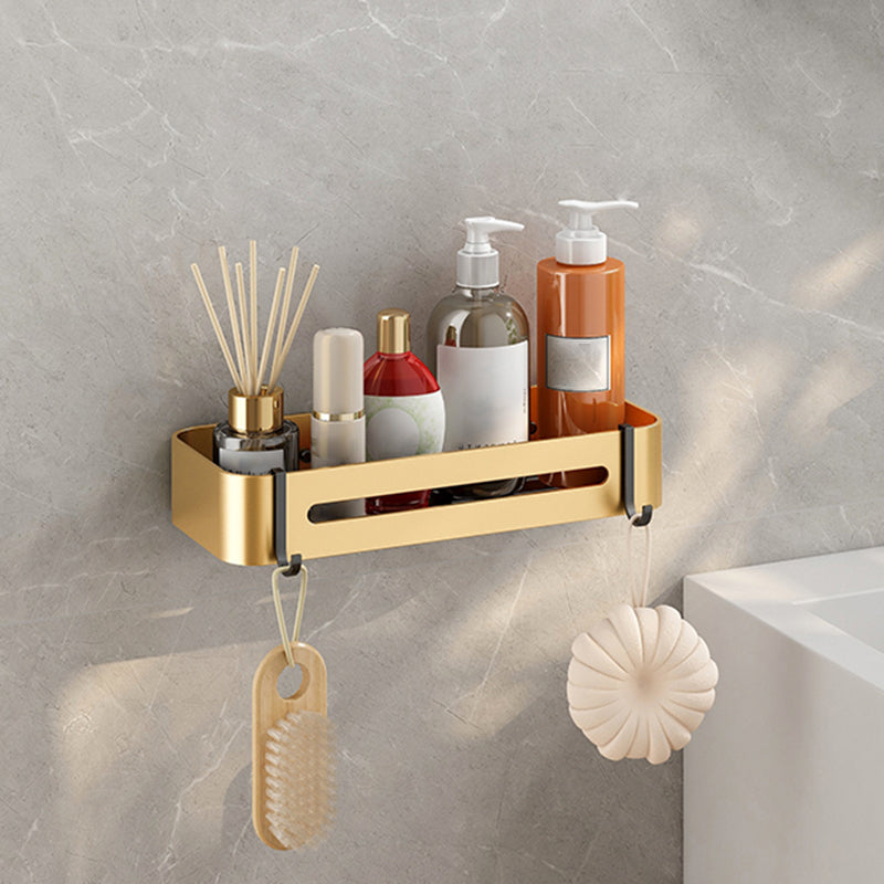 Modern Bathroom Hardware Set Stainless Bathroom Accessories Hardware Set Square Bath Shelf Clearhalo 'Bathroom Hardware Sets' 'Bathroom Hardware' 'Bathroom Remodel & Bathroom Fixtures' 'bathroom_hardware_sets' 'Home Improvement' 'home_improvement' 'home_improvement_bathroom_hardware_sets' 6893296