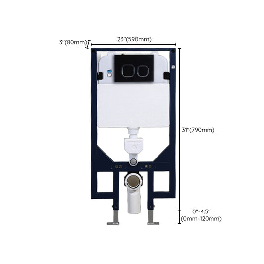 Contemporary Flush Toilet Round One Piece Toilet Wall Mount Porcelain Toilet Clearhalo 'Bathroom Remodel & Bathroom Fixtures' 'Home Improvement' 'home_improvement' 'home_improvement_toilets' 'Toilets & Bidets' 'Toilets' 6908869