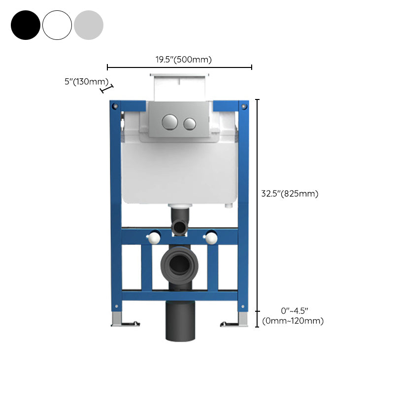 Contemporary Flush Toilet One Piece Toilet Wall Mount Porcelain Urine Toilet Clearhalo 'Bathroom Remodel & Bathroom Fixtures' 'Home Improvement' 'home_improvement' 'home_improvement_toilets' 'Toilets & Bidets' 'Toilets' 6909000