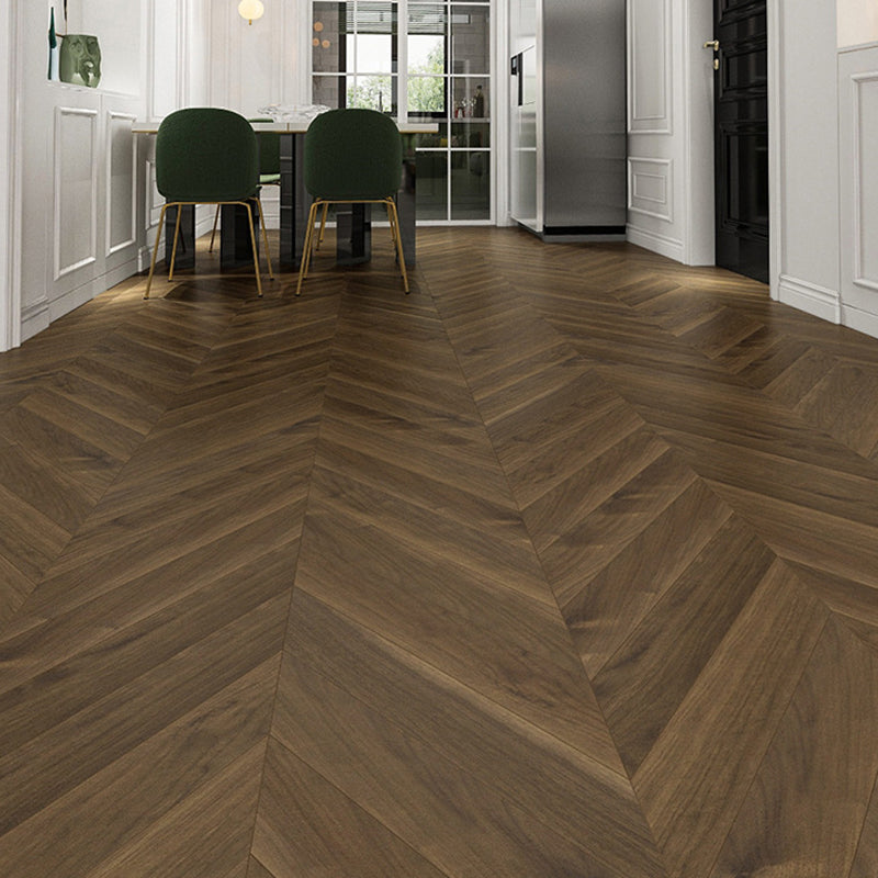 Modern Plank Flooring Scratch Resistant Smooth Wooden Floor Tile Dark Brown Clearhalo 'Flooring 'Hardwood Flooring' 'hardwood_flooring' 'Home Improvement' 'home_improvement' 'home_improvement_hardwood_flooring' Walls and Ceiling' 6914341