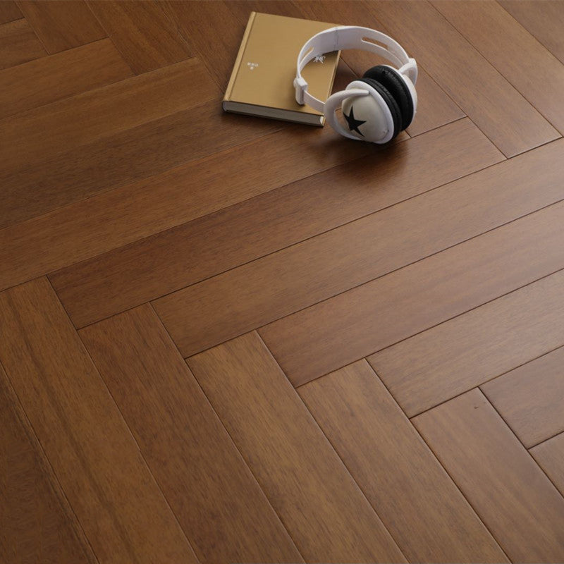 Modern Indoor Tile Flooring Solid Wood Floor Tile with Click Lock Brown Clearhalo 'Flooring 'Hardwood Flooring' 'hardwood_flooring' 'Home Improvement' 'home_improvement' 'home_improvement_hardwood_flooring' Walls and Ceiling' 6915628