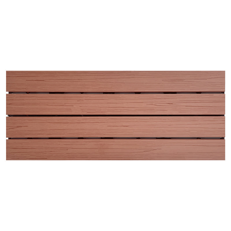 Waterproof Flooring Tiles Interlocking Composite Patio Flooring Tiles Red Brown Clearhalo 'Home Improvement' 'home_improvement' 'home_improvement_outdoor_deck_tiles_planks' 'Outdoor Deck Tiles & Planks' 'Outdoor Flooring & Tile' 'Outdoor Remodel' 'outdoor_deck_tiles_planks' 6915663