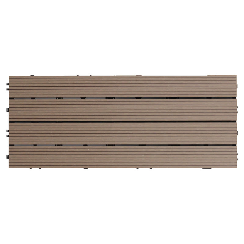 Waterproof Flooring Tiles Interlocking Composite Patio Flooring Tiles Coffee Clearhalo 'Home Improvement' 'home_improvement' 'home_improvement_outdoor_deck_tiles_planks' 'Outdoor Deck Tiles & Planks' 'Outdoor Flooring & Tile' 'Outdoor Remodel' 'outdoor_deck_tiles_planks' 6915668