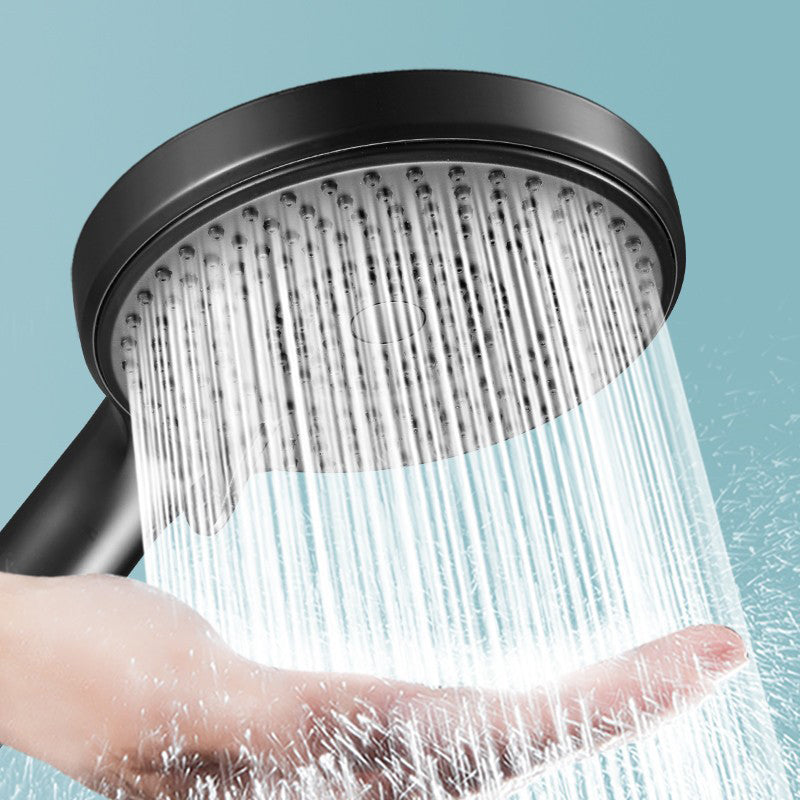 Round Shower Head Plastic Handheld Shower Head with Adjustable Spray Pattern Clearhalo 'Bathroom Remodel & Bathroom Fixtures' 'Home Improvement' 'home_improvement' 'home_improvement_shower_heads' 'Shower Heads' 'shower_heads' 'Showers & Bathtubs Plumbing' 'Showers & Bathtubs' 6915904