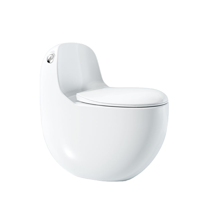 Modern Ceramic Flush Toilet Floor Mount Seat Included Urine Toilet for Bathroom White 12" Clearhalo 'Bathroom Remodel & Bathroom Fixtures' 'Home Improvement' 'home_improvement' 'home_improvement_toilets' 'Toilets & Bidets' 'Toilets' 6921522