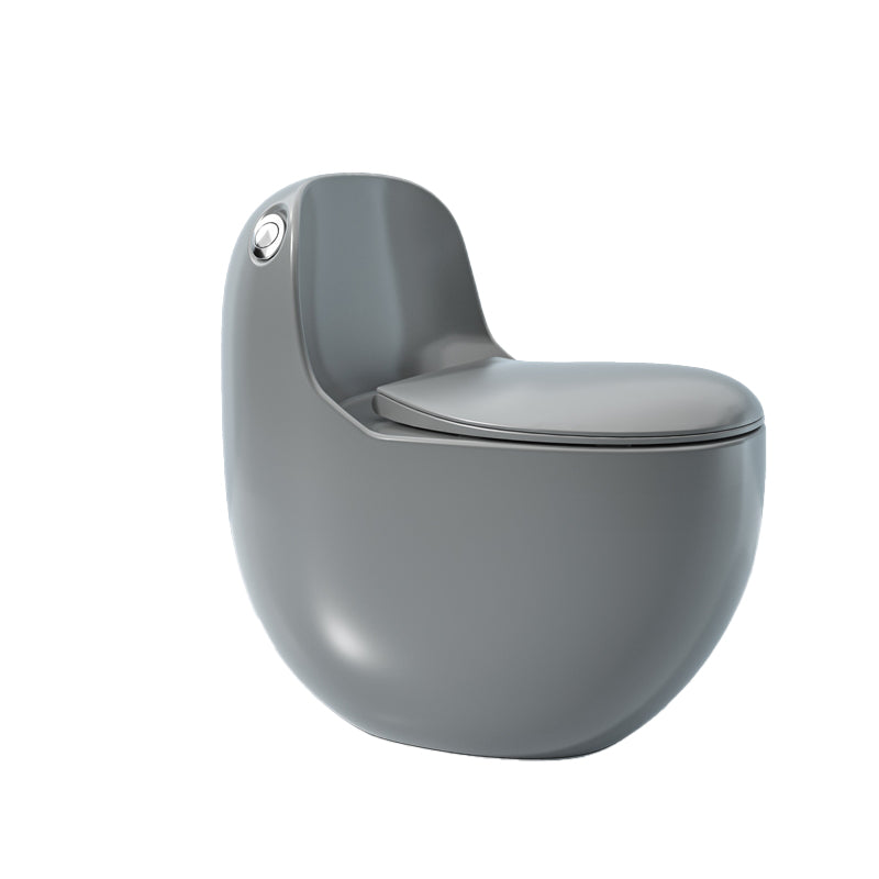 Modern Ceramic Flush Toilet Floor Mount Seat Included Urine Toilet for Bathroom Grey Clearhalo 'Bathroom Remodel & Bathroom Fixtures' 'Home Improvement' 'home_improvement' 'home_improvement_toilets' 'Toilets & Bidets' 'Toilets' 6921523