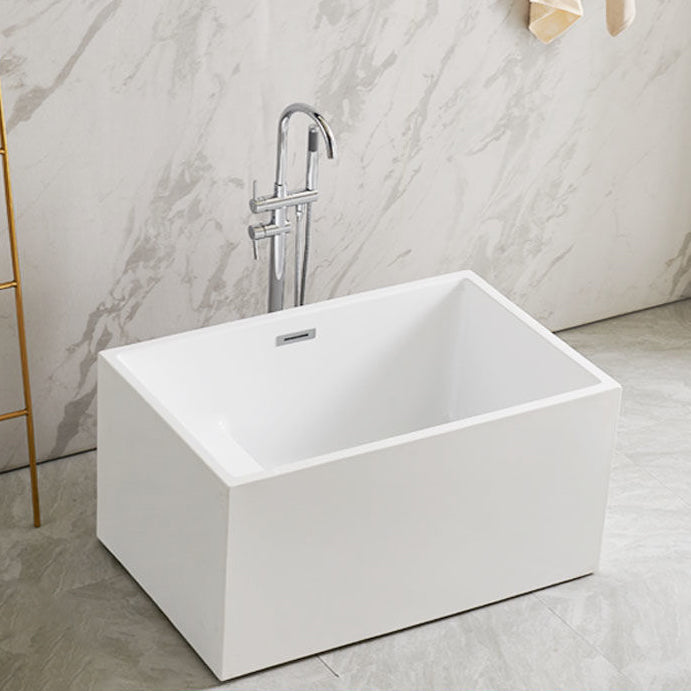 Rectangular Soaking Bathtub Antique Finish Back to Wall Bath Tub 63"L x 31"W x 24"H With Seat Clearhalo 'Bathroom Remodel & Bathroom Fixtures' 'Bathtubs' 'Home Improvement' 'home_improvement' 'home_improvement_bathtubs' 'Showers & Bathtubs' 6921664