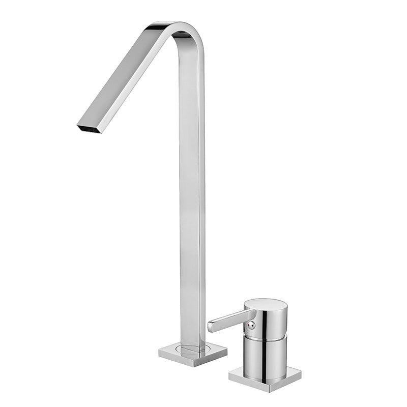 Single Handle Basin Faucet Contemporary Luxury Bathroom Faucet Clearhalo 'Bathroom Remodel & Bathroom Fixtures' 'Bathroom Sink Faucets' 'Bathroom Sinks & Faucet Components' 'bathroom_sink_faucets' 'Home Improvement' 'home_improvement' 'home_improvement_bathroom_sink_faucets' 6926455