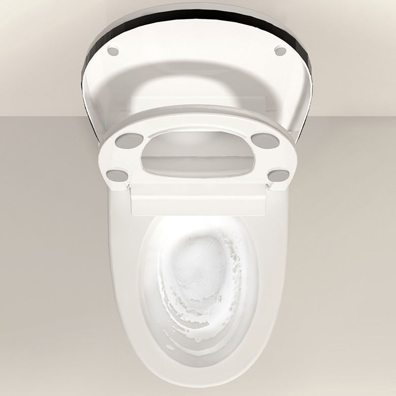 Contemporary White Elongated Water Pressure Control Dryer Floor Mount Bidet Clearhalo 'Bathroom Remodel & Bathroom Fixtures' 'Bidets' 'Home Improvement' 'home_improvement' 'home_improvement_bidets' 'Toilets & Bidets' 6927550