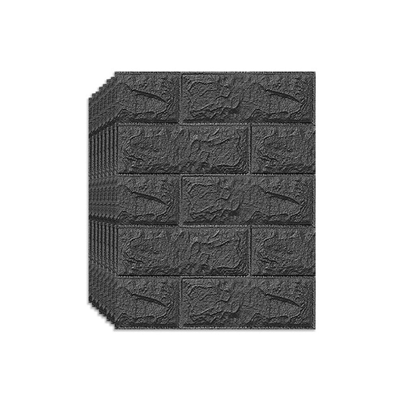 Modern Pearl Wainscoting Wall Access Panel Peel and Stick Wall Tile Set of 200 Black-Gray 13.8"L x 15.2"W 200-Piece Set Clearhalo 'Flooring 'Home Improvement' 'home_improvement' 'home_improvement_wall_paneling' 'Wall Paneling' 'wall_paneling' 'Walls & Ceilings' Walls and Ceiling' 6927668