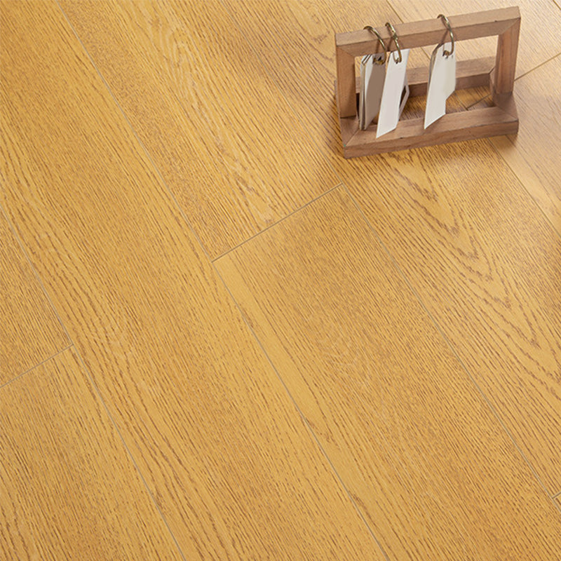 Slip Resistant Laminate Floor Waterproof Solid Color Laminate Plank Flooring Yellow Brown Clearhalo 'Flooring 'Home Improvement' 'home_improvement' 'home_improvement_laminate_flooring' 'Laminate Flooring' 'laminate_flooring' Walls and Ceiling' 6928021