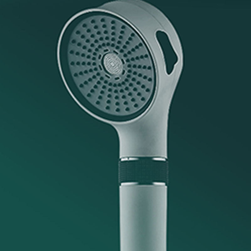 Shower Head 3-Setting Modern Round Plastic Water Filtration Handheld Shower Head Clearhalo 'Bathroom Remodel & Bathroom Fixtures' 'Home Improvement' 'home_improvement' 'home_improvement_shower_heads' 'Shower Heads' 'shower_heads' 'Showers & Bathtubs Plumbing' 'Showers & Bathtubs' 6928105