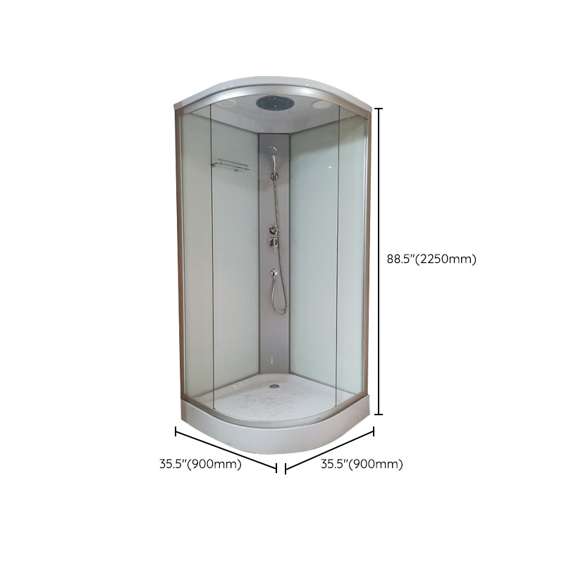 Shower Stall Faucet Shower Head Polish Rectangular Shower Stall Clearhalo 'Bathroom Remodel & Bathroom Fixtures' 'Home Improvement' 'home_improvement' 'home_improvement_shower_stalls_enclosures' 'Shower Stalls & Enclosures' 'shower_stalls_enclosures' 'Showers & Bathtubs' 6941372