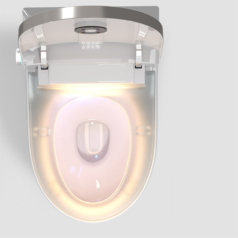 Contemporary One Piece Flush Toilet Floor Mount Urine Toilet with Seat for Washroom Clearhalo 'Bathroom Remodel & Bathroom Fixtures' 'Home Improvement' 'home_improvement' 'home_improvement_toilets' 'Toilets & Bidets' 'Toilets' 6941412