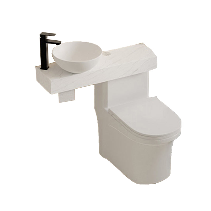 Modern One Piece Toilet Bowl White Urine Toilet with Seat for Bathroom Clearhalo 'Bathroom Remodel & Bathroom Fixtures' 'Home Improvement' 'home_improvement' 'home_improvement_toilets' 'Toilets & Bidets' 'Toilets' 6941444