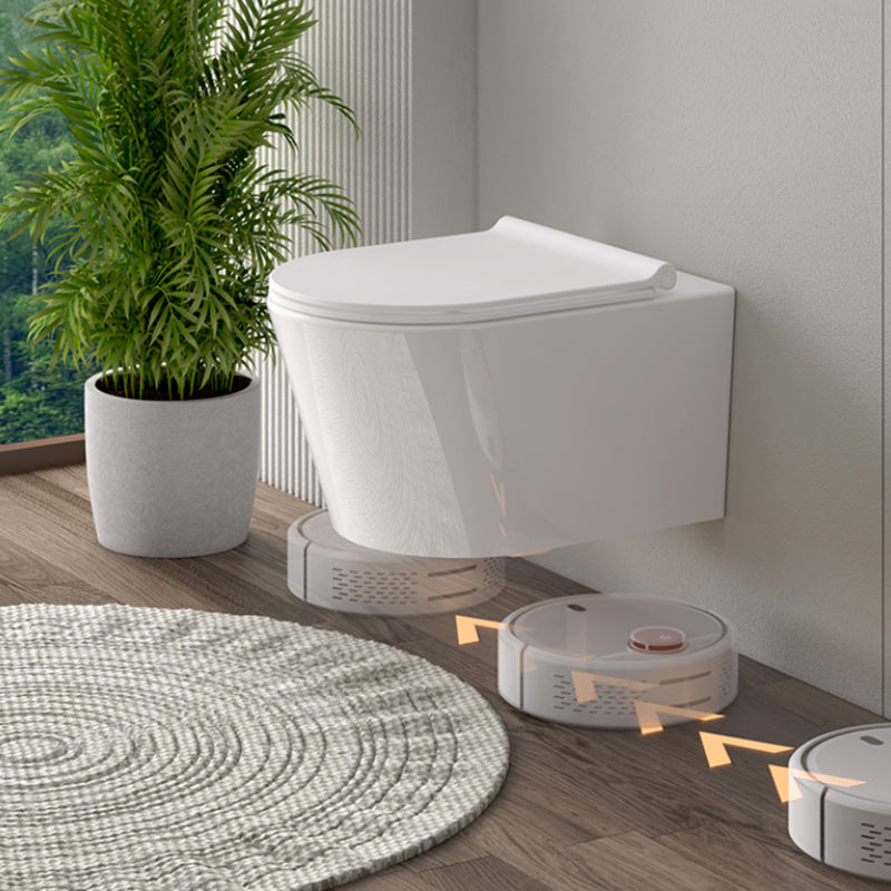 Contemporary One Piece Flush Toilet Wall Mount Urine Toilet for Bathroom Clearhalo 'Bathroom Remodel & Bathroom Fixtures' 'Home Improvement' 'home_improvement' 'home_improvement_toilets' 'Toilets & Bidets' 'Toilets' 6941506