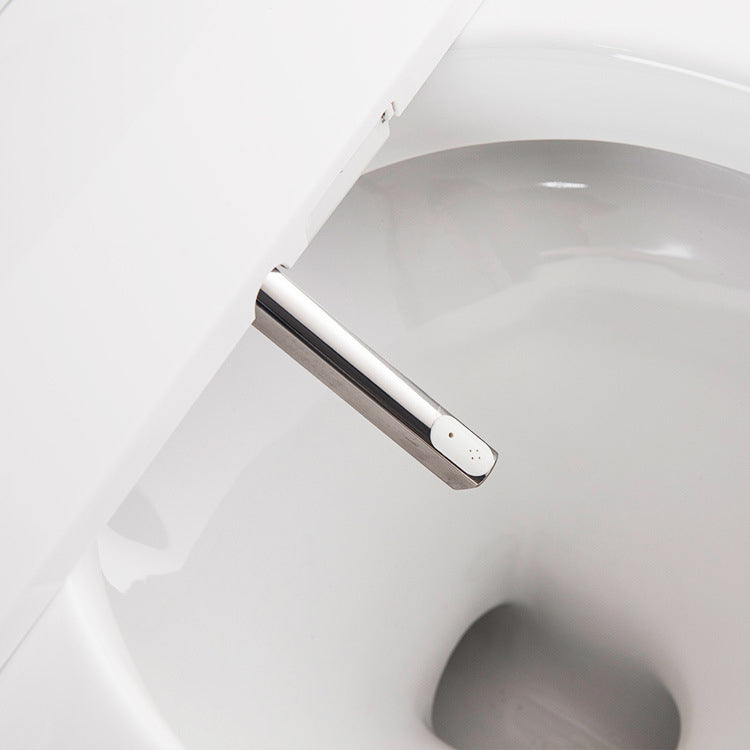 White Elongated Floor Mount Bidet Floor Standing Bidet with Heated Seat Clearhalo 'Bathroom Remodel & Bathroom Fixtures' 'Bidets' 'Home Improvement' 'home_improvement' 'home_improvement_bidets' 'Toilets & Bidets' 6942077