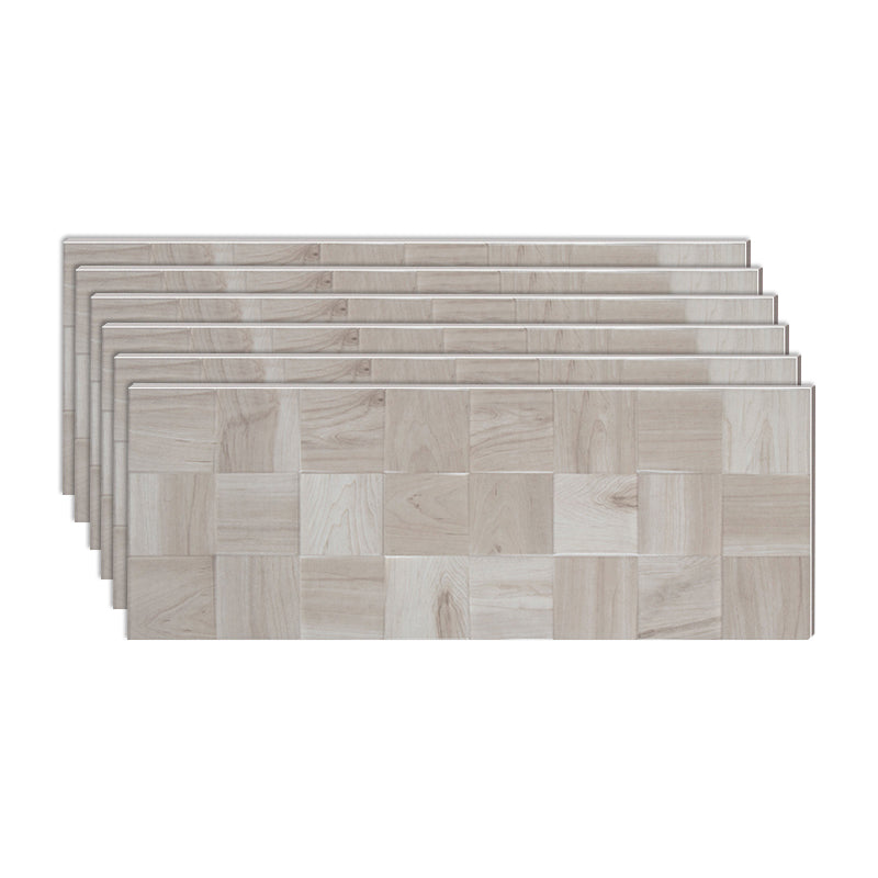 Rectangular Ceramic Matte Floor and Wall Tile Patterned Bathroom Floor Beige 3 Cartons- 18 Pieces Clearhalo 'Floor Tiles & Wall Tiles' 'floor_tiles_wall_tiles' 'Flooring 'Home Improvement' 'home_improvement' 'home_improvement_floor_tiles_wall_tiles' Walls and Ceiling' 6942333