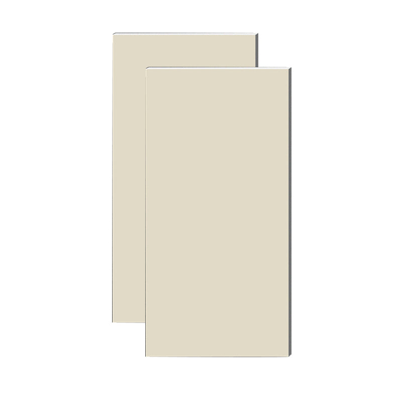 Rectangular Ceramic Matte Straight Edge Floor and Wall Tile No Pattern Bathroom Floor Beige 24"L x 47"W x 0.4"H Clearhalo 'Floor Tiles & Wall Tiles' 'floor_tiles_wall_tiles' 'Flooring 'Home Improvement' 'home_improvement' 'home_improvement_floor_tiles_wall_tiles' Walls and Ceiling' 6942375