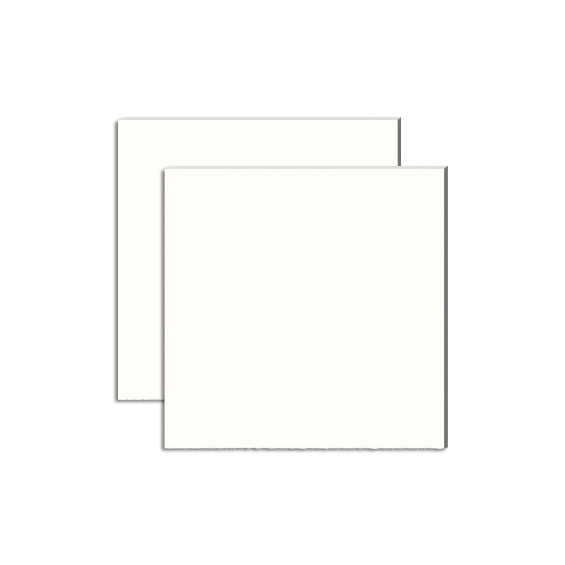 Rectangular Ceramic Matte Straight Edge Floor and Wall Tile No Pattern Bathroom Floor White 24"L x 24"W x 0.4"H Clearhalo 'Floor Tiles & Wall Tiles' 'floor_tiles_wall_tiles' 'Flooring 'Home Improvement' 'home_improvement' 'home_improvement_floor_tiles_wall_tiles' Walls and Ceiling' 6942381