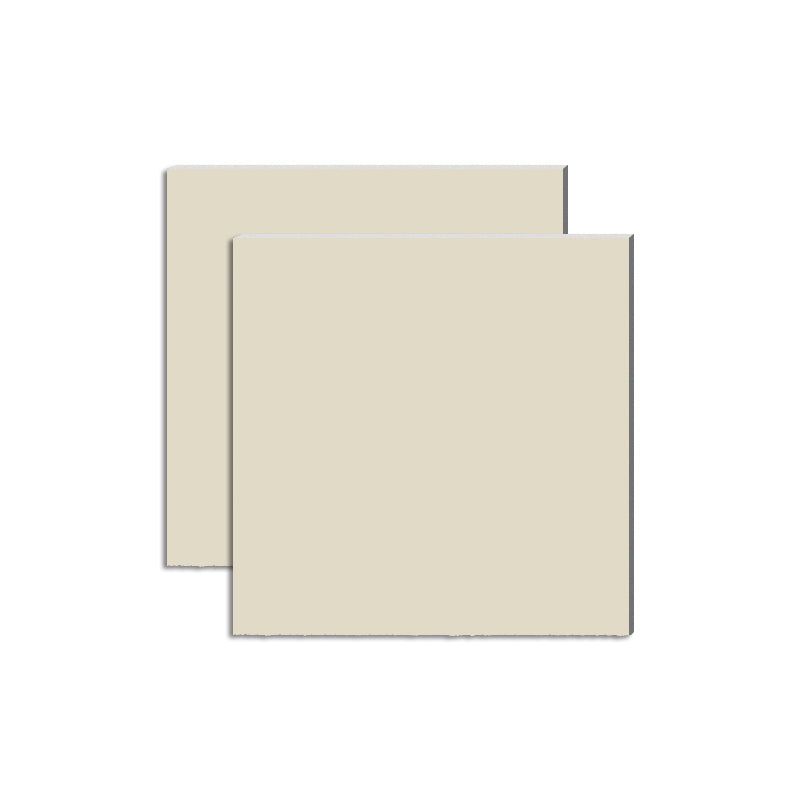 Rectangular Ceramic Matte Straight Edge Floor and Wall Tile No Pattern Bathroom Floor Beige 24"L x 24"W x 0.4"H Clearhalo 'Floor Tiles & Wall Tiles' 'floor_tiles_wall_tiles' 'Flooring 'Home Improvement' 'home_improvement' 'home_improvement_floor_tiles_wall_tiles' Walls and Ceiling' 6942383