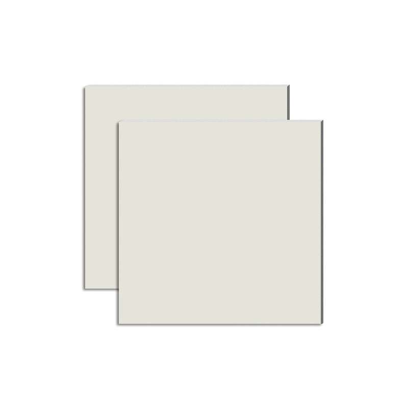 Rectangular Ceramic Matte Straight Edge Floor and Wall Tile No Pattern Bathroom Floor Off-White 24"L x 24"W x 0.4"H Clearhalo 'Floor Tiles & Wall Tiles' 'floor_tiles_wall_tiles' 'Flooring 'Home Improvement' 'home_improvement' 'home_improvement_floor_tiles_wall_tiles' Walls and Ceiling' 6942385