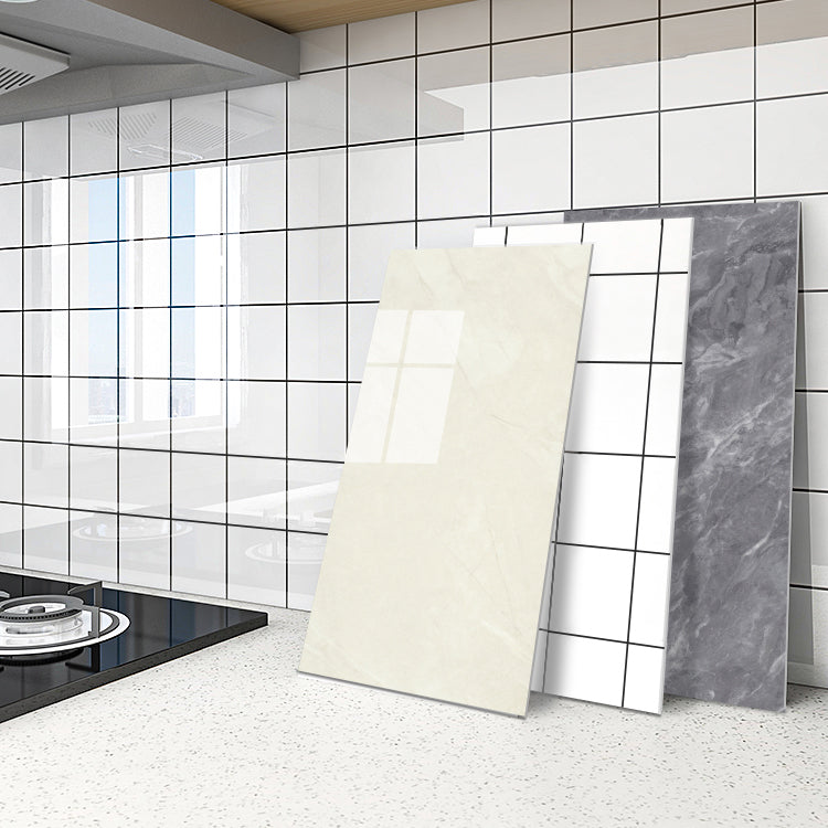 5 Pack 12" X 23" PVC Peel & Stick Subway Tile Rectangular Kitchen and Bathroom Backsplash Clearhalo 'Flooring 'Home Improvement' 'home_improvement' 'home_improvement_peel_stick_blacksplash' 'Peel & Stick Backsplash Tile' 'peel_stick_blacksplash' 'Walls & Ceilings' Walls and Ceiling' 6942535