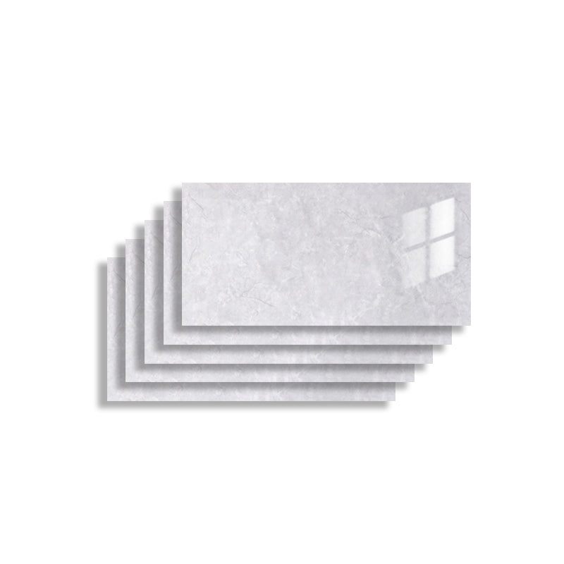 5 Pack 12" X 23" PVC Peel & Stick Subway Tile Rectangular Kitchen and Bathroom Backsplash Light Gray Clearhalo 'Flooring 'Home Improvement' 'home_improvement' 'home_improvement_peel_stick_blacksplash' 'Peel & Stick Backsplash Tile' 'peel_stick_blacksplash' 'Walls & Ceilings' Walls and Ceiling' 6942537