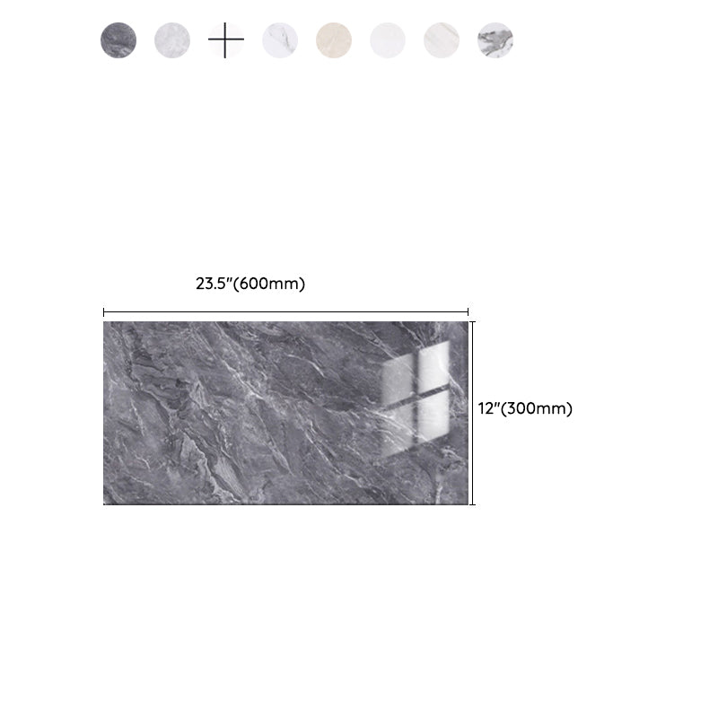 5 Pack 12" X 23" PVC Peel & Stick Subway Tile Rectangular Kitchen and Bathroom Backsplash Clearhalo 'Flooring 'Home Improvement' 'home_improvement' 'home_improvement_peel_stick_blacksplash' 'Peel & Stick Backsplash Tile' 'peel_stick_blacksplash' 'Walls & Ceilings' Walls and Ceiling' 6942551