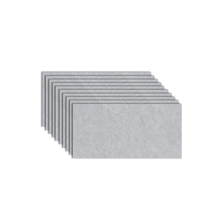 10-Pack PVC Rectangular Peel & Stick Subway Tile Kitchen and Bathroom Backsplash Grey Clearhalo 'Flooring 'Home Improvement' 'home_improvement' 'home_improvement_peel_stick_blacksplash' 'Peel & Stick Backsplash Tile' 'peel_stick_blacksplash' 'Walls & Ceilings' Walls and Ceiling' 6942587