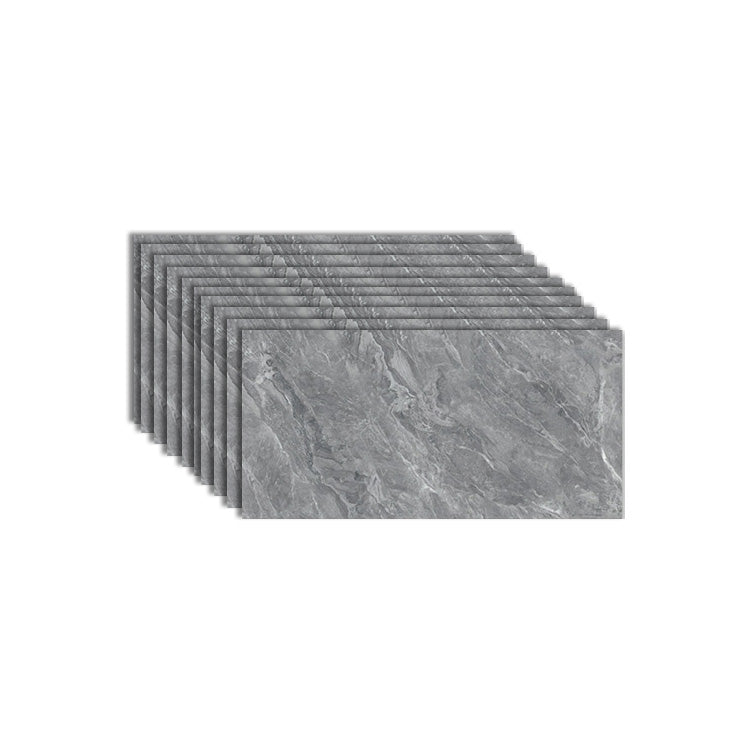 10-Pack PVC Rectangular Peel & Stick Subway Tile Kitchen and Bathroom Backsplash Dark Gray Clearhalo 'Flooring 'Home Improvement' 'home_improvement' 'home_improvement_peel_stick_blacksplash' 'Peel & Stick Backsplash Tile' 'peel_stick_blacksplash' 'Walls & Ceilings' Walls and Ceiling' 6942598