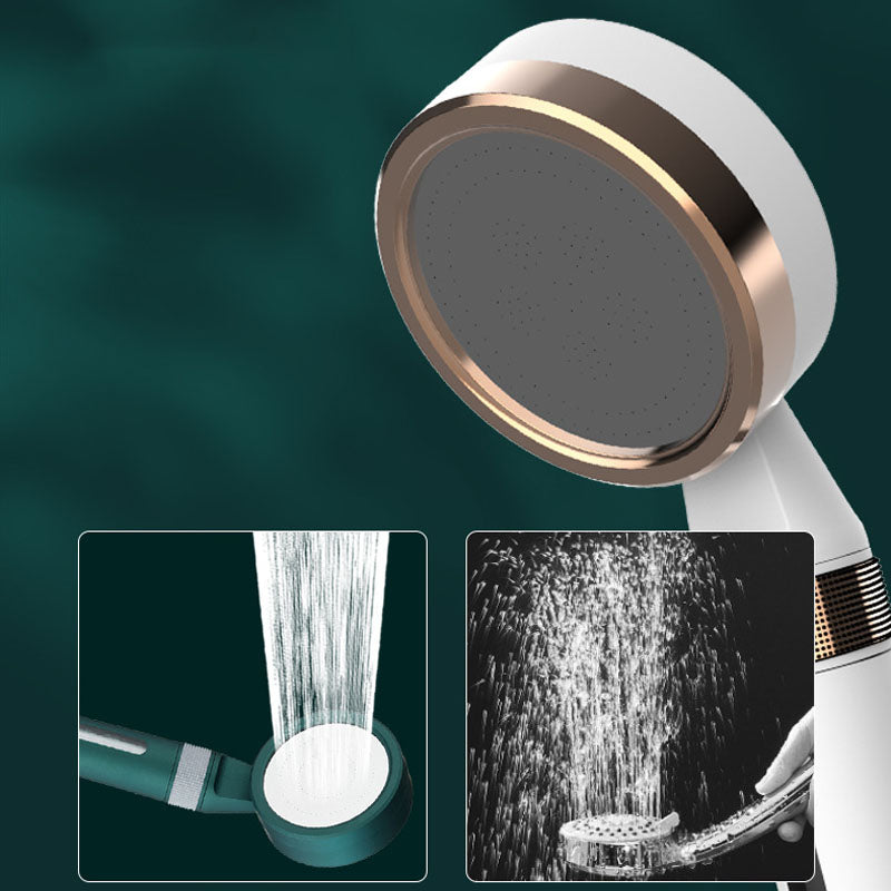 Modern Plastic Shower Head Water Filtration Round Handheld Shower Head Clearhalo 'Bathroom Remodel & Bathroom Fixtures' 'Home Improvement' 'home_improvement' 'home_improvement_shower_heads' 'Shower Heads' 'shower_heads' 'Showers & Bathtubs Plumbing' 'Showers & Bathtubs' 6942777