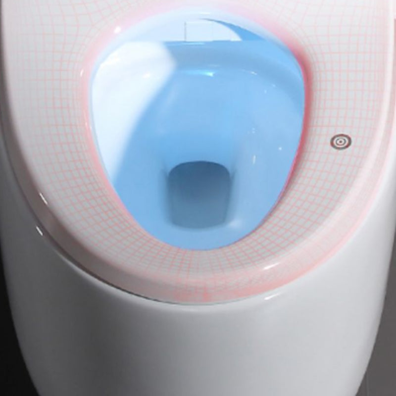 Contemporary Ceramic Flush Toilet Floor Mounted Toilet Bowl for Washroom Clearhalo 'Bathroom Remodel & Bathroom Fixtures' 'Home Improvement' 'home_improvement' 'home_improvement_toilets' 'Toilets & Bidets' 'Toilets' 6949135