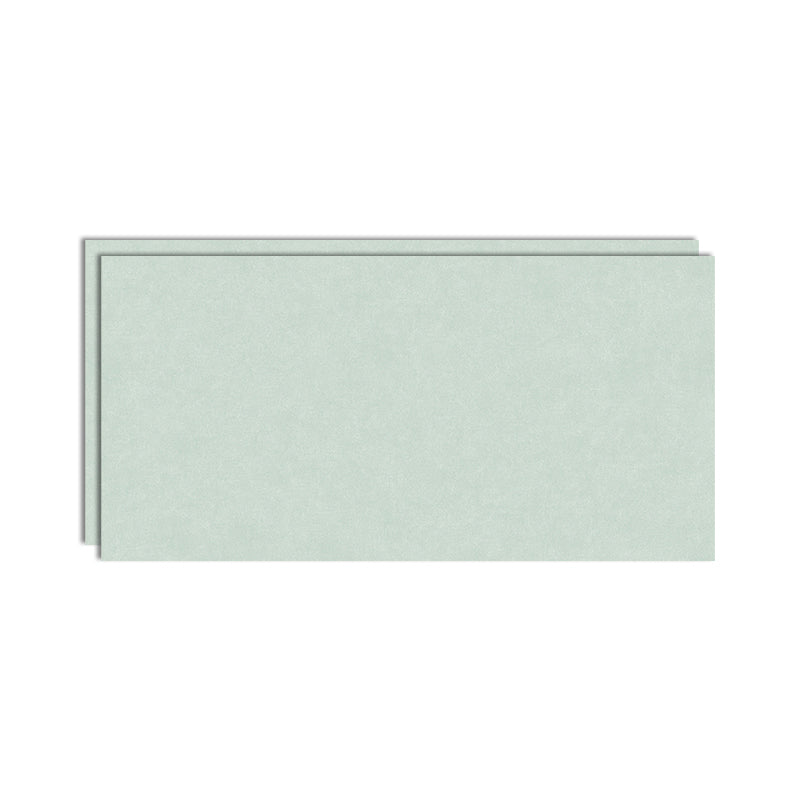 Solid Color Singular Tile Modern Matte Rectangular Floor Tile Light Green 12"L x 24"W Clearhalo 'Floor Tiles & Wall Tiles' 'floor_tiles_wall_tiles' 'Flooring 'Home Improvement' 'home_improvement' 'home_improvement_floor_tiles_wall_tiles' Walls and Ceiling' 6952471