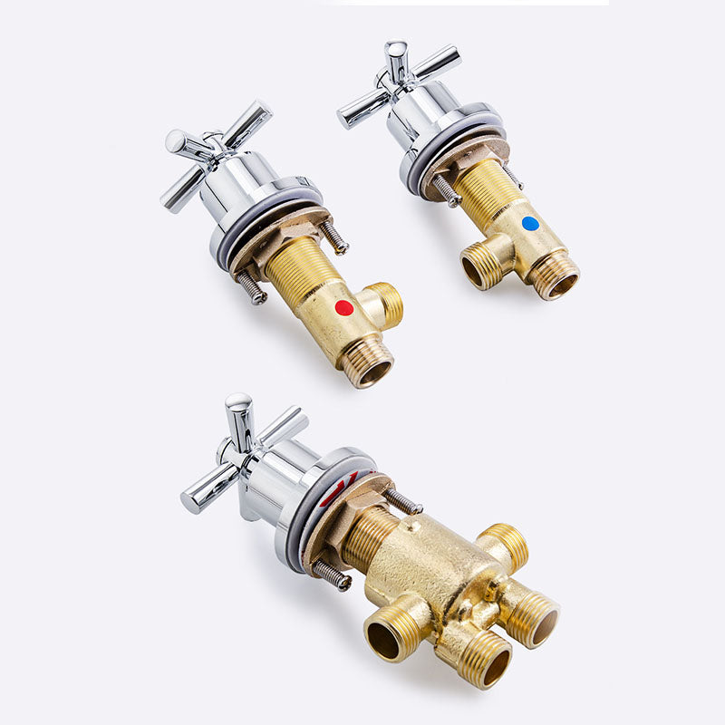 Industrial Roman Tub Faucet Trim High Arc Deck Mount Copper Bathtub Faucet Clearhalo 'Bathroom Remodel & Bathroom Fixtures' 'Bathtub Faucets' 'bathtub_faucets' 'Home Improvement' 'home_improvement' 'home_improvement_bathtub_faucets' 6952879