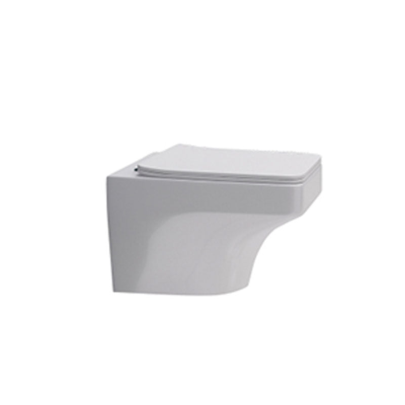 Soft Close Bidet Seat Elongated Wall Mounted Bidet with Bidet And Seat White Clearhalo 'Bathroom Remodel & Bathroom Fixtures' 'Bidets' 'Home Improvement' 'home_improvement' 'home_improvement_bidets' 'Toilets & Bidets' 6953031