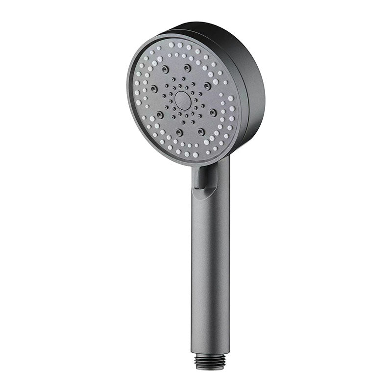 Standard Plastic Shower Head Self-Cleaning Round Handheld Shower Heads Grey Clearhalo 'Bathroom Remodel & Bathroom Fixtures' 'Home Improvement' 'home_improvement' 'home_improvement_shower_heads' 'Shower Heads' 'shower_heads' 'Showers & Bathtubs Plumbing' 'Showers & Bathtubs' 6953353